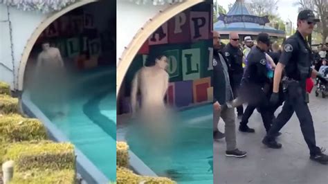 Man who stripped naked on Disneyland ride was on drugs, police say